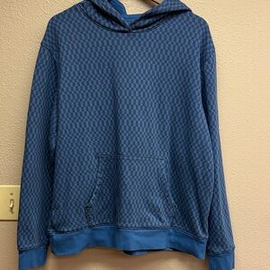 Goodfellow & Co Blue Patterned Hoodie